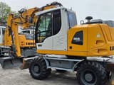 2017 Liebherr A914 COMPACT wheel excavator, rear three-quarter view