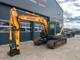 2011 Hyundai R145LCR-9S crawler excavator, front three-quarter view