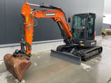 2022 Doosan DX50Z-7 crawler excavator, side view