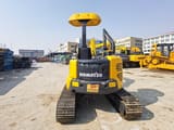 2022 Komatsu PC40MR mini excavator, rear view