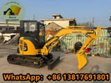 2023 Komatsu PC35MR mini excavator, side profile view