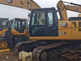2021 Caterpillar 323GX crawler excavator, side profile view