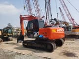 2016 Hitachi Zaxis 120 crawler excavator, rear three-quarter view