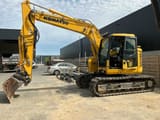 2019 Komatsu PC138US crawler excavator side view