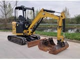 2023 Caterpillar 302.7 crawler excavator, side view