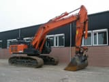 2017 Hitachi ZX490LCH-6 crawler excavator, side profile view