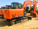 Hitachi Zaxis 60 mini excavator, rear three-quarter view