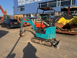 2017 Komatsu PC16R-3HS mini excavator, three-quarter view