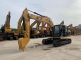 2022 Caterpillar 315D2L crawler excavator, front three-quarter view