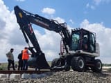 2025 Galen RAIL MOVER wheel excavator side view