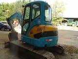 2009 Kubota U50-3 mini excavator, rear three-quarter view