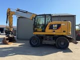 2018 Caterpillar M314F wheel excavator side view