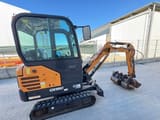 2022 CASE CX19C mini excavator side view