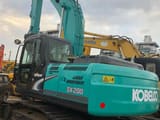 2009 Kobelco SK200-8 crawler excavator, rear three-quarter view