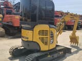 2024 Komatsu PC30MR mini excavator, rear three-quarter view