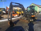 2017 Yanmar VIO57 mini excavator, side view