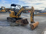 2018 Caterpillar 302.7DCR crawler excavator, side view