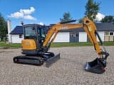 2019 CASE CX37C mini excavator, side profile view