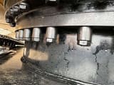 Dettaglio cuscinetto d'orientamento escavatore cingolato Caterpillar 320D del 2016