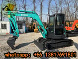 2024 Kobelco SK55SR mini excavator, side view