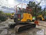 2018 Volvo ECR145EL crawler excavator, rear three-quarter view