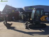 2020 Volvo EC55D mini excavator, side profile view