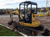 2019 Caterpillar 302.7DCR crawler excavator, rear three-quarter view
