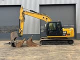 2019 Caterpillar 313FLGC crawler excavator, side view