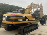 2019 Caterpillar 320BL crawler excavator, rear three-quarter view