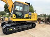 Komatsu PC160 crawler excavator, side view