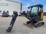 2022 Volvo EC18E mini excavator, side view