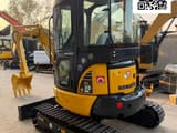 2021 Komatsu PC35 MR mini excavator, rear three-quarter view