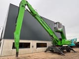 2009 Sennebogen 830M material handler, side profile view