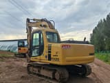 2015 Komatsu PC120-6 crawler excavator, rear three-quarter view