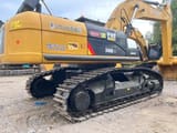 2022 Caterpillar 340DL crawler excavator, rear three-quarter view