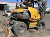 2017 Mecalac 7MWR wheel excavator, rear three-quarter view