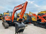 2022 Doosan DH60-7 crawler excavator, front three-quarter view