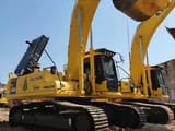 2022 Komatsu PC350 crawler excavator, side view
