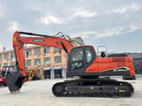 2018 Doosan DX225LCA crawler excavator, side view