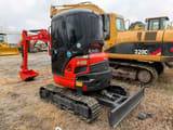 2022 Kubota U35 mini excavator, front three-quarter view