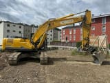 2021 Kobelco SK210LC-11 crawler excavator, side view