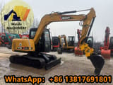 2023 Sany SY75C Pro mini excavator, side profile view