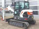 2022 Bobcat E60 mini excavator, rear three-quarter view
