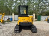 2023 Komatsu PC50MR-3 mini excavator, rear view