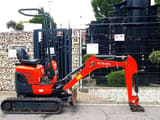 2015 Kubota U10-3 mini excavator, side view