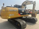 2020 Caterpillar 323DL crawler excavator, rear three-quarter view