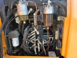 2017 CASE CX75C SR mini excavator engine compartment detail