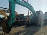 2017 Kobelco SK350D crawler excavator, front three-quarter view