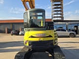 2022 Yanmar VIO55 mini excavator, rear view