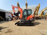 2022 Doosan DX60 crawler excavator, side view